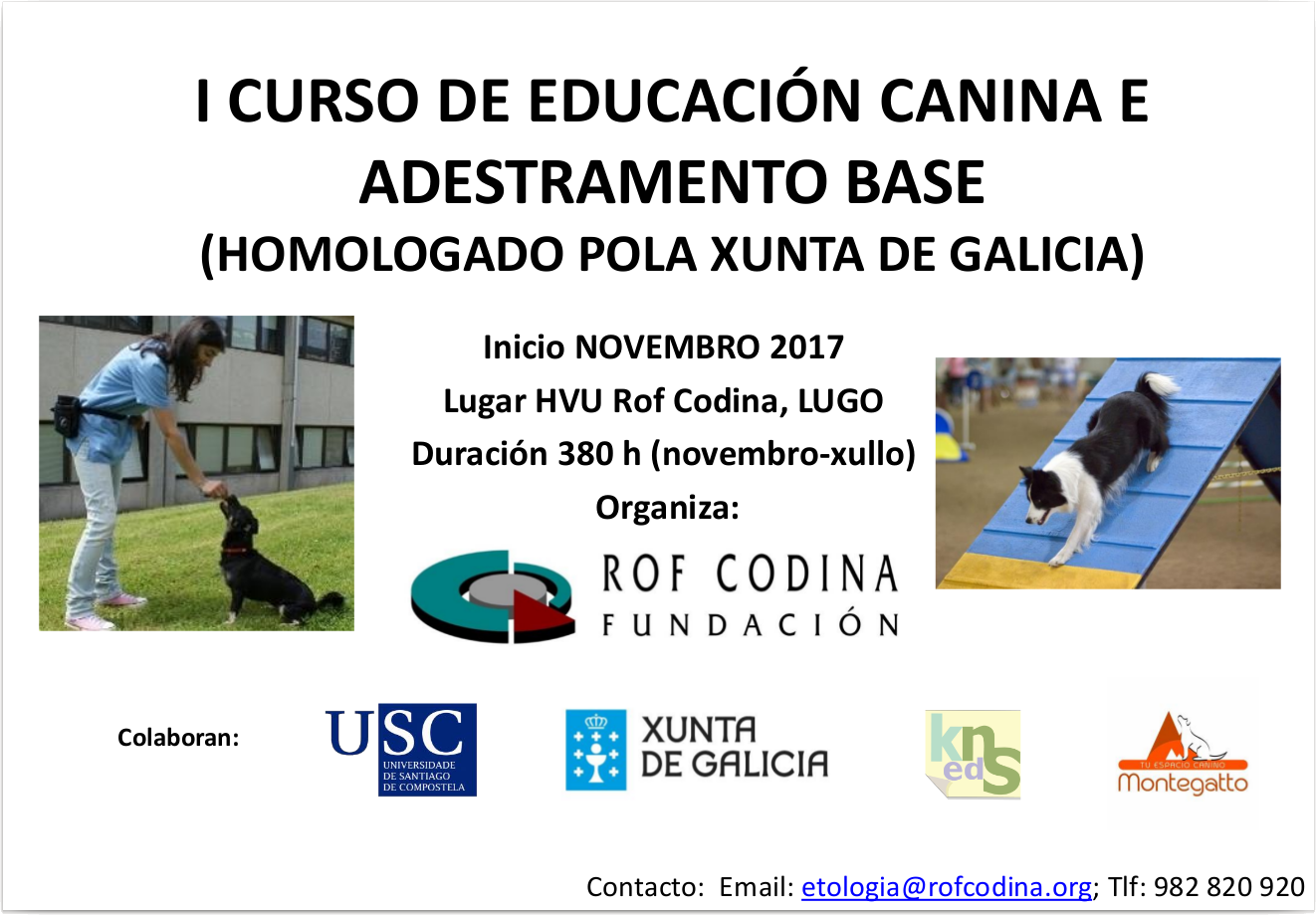curso educacion canina 2017
