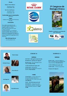 3er congreso etologia clinica triptico